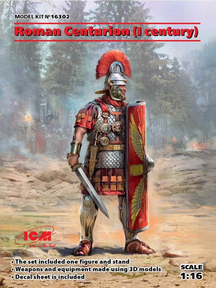 ICM 1/16 Roman Centurion (I century) (100% new molds)