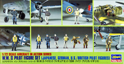 HASEGAWA 1/72 WWII PILOT FIGURE SET