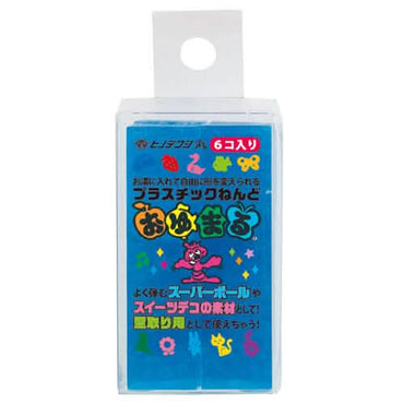 Oyumaru Reusable Modelling Compound - Blue 6 Pieces