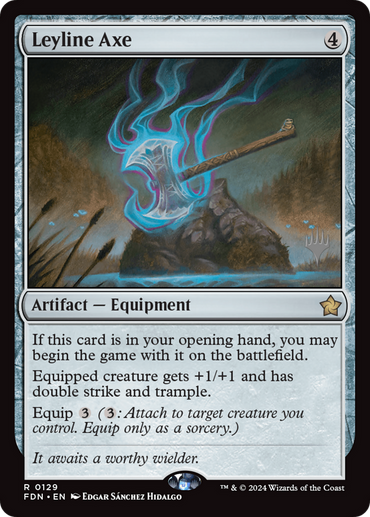 Leyline Axe [Foundations Promos]