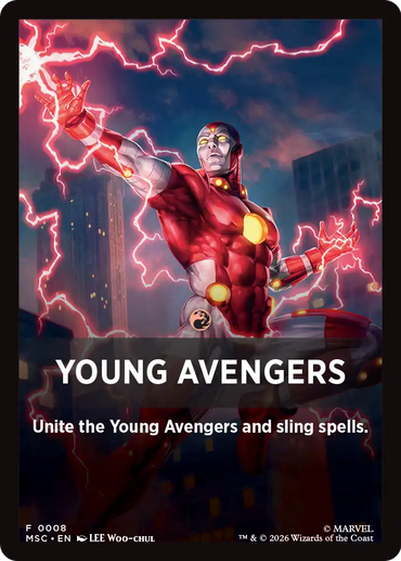 Young Avengers Theme Card (0008) [Marvel Super Heroes Commander]