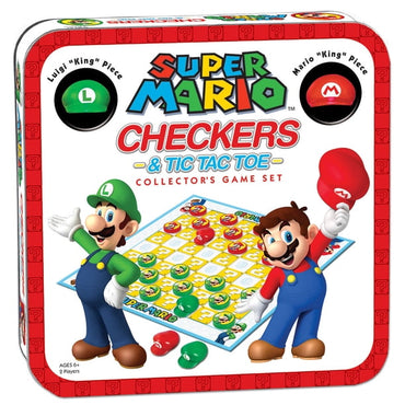 CHECKERS/TTT COMBO SUPER MARIO vs LUIGI