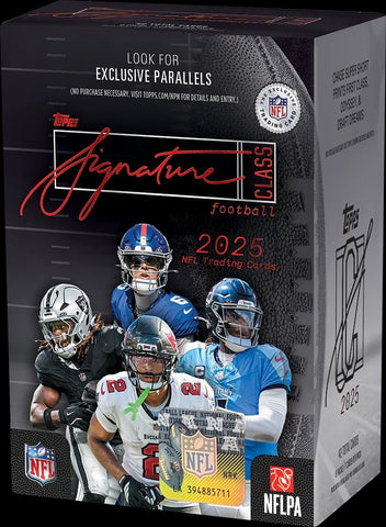 2025 TOPPS SIGNATURE CLASS FOOTBALL VALUE BOX