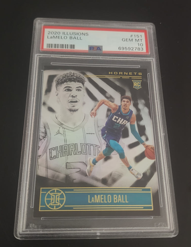 2020-21 Panini Illusions #151 Rookie Rc Lamelo Ball Psa 10