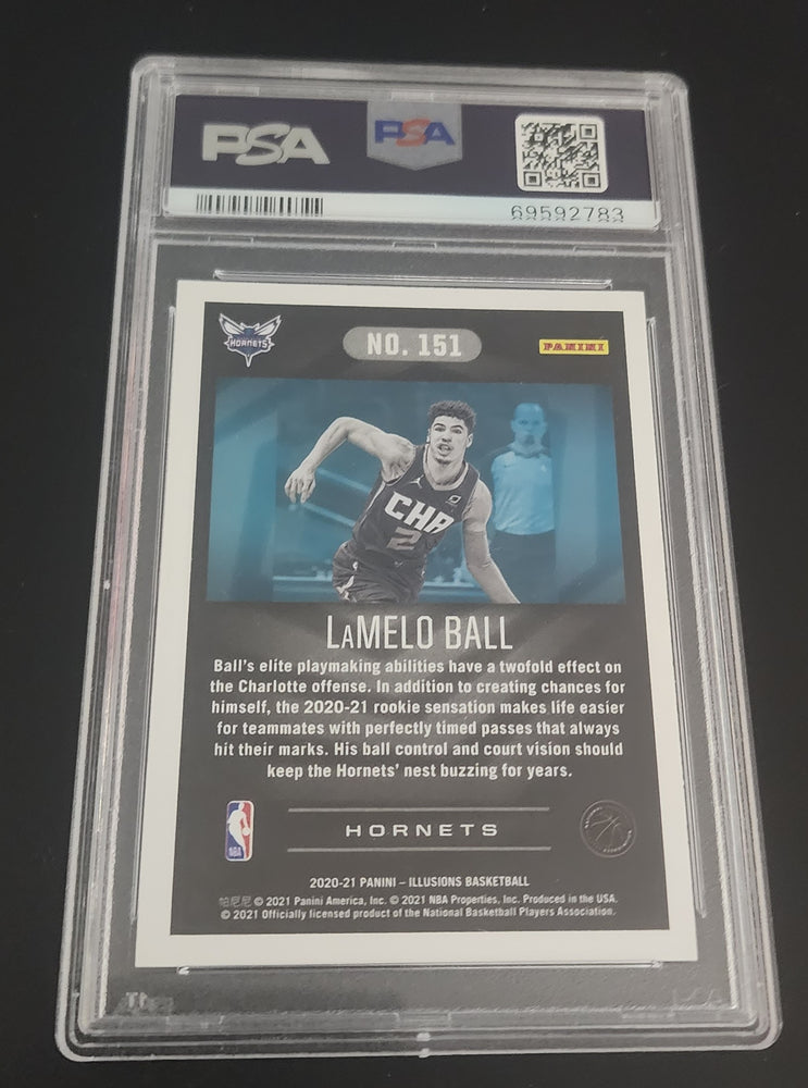 2020-21 Panini Illusions #151 Rookie Rc Lamelo Ball Psa 10