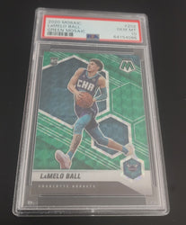 2020-21 Panini Mosaic Green Mosaic #202 Rookie Rc Lamelo Ball Psa 10