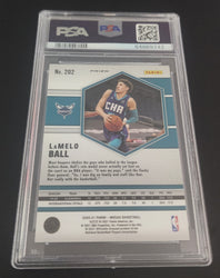 2020-21 Panini Mosaic Reactive Orange #202 Rookie Rc Lamelo Ball Psa 10