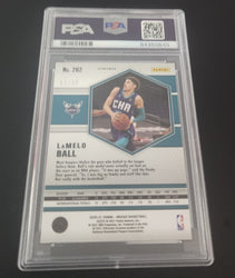 2020-21 Panini Mosaic Fusion Red / Yellow Choice #202 Rookie Rc Lamelo Ball Psa 10
