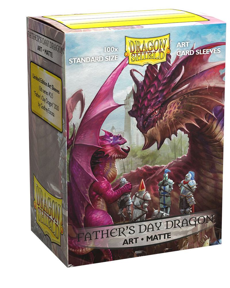 DRAGON SHIELD SLEEVES MATTE FATHER'S DAY DRAGON
