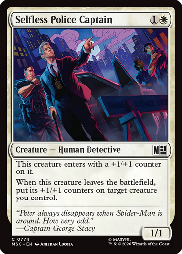 Selfless Police Captain [Marvel Super Heroes Commander]