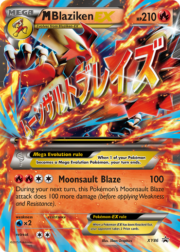 M Blaziken EX (XY86) [XY: Black Star Promos]