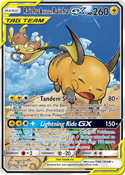 Raichu & Alolan Raichu GX (221/236) [Sun & Moon: Unified Minds] Graded CGC 10 Pristine