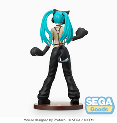 "Hatsune Miku: Project DIVA Arcade Future Tone" SPM Figure "Hatsune Miku - Kitty Cat"