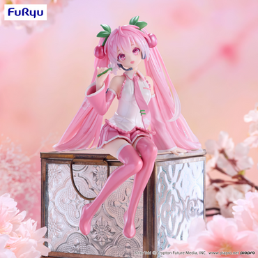Hatsune Miku Noodle Stopper Figure -Sakura Miku 2024 Pearl Color ver.-