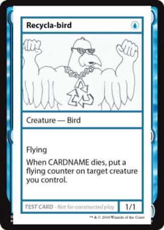 Recycla-bird (2021 Edition) [Mystery Booster Playtest Cards]