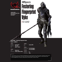 FESTERING FINGERPRINT VYKE ELDEN RING, BANDAI SPIRITS S.H.FIGUARTS
