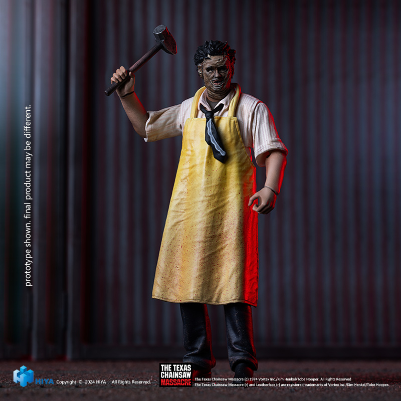 EXQUISITE MINI 1/18 TEXAS CHAINSAW MASSACRE (1974 ) LEATHERFACE - KILLING MASK STANDARD VER