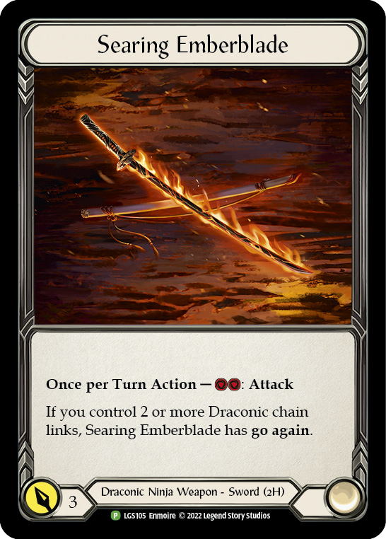 Searing Emberblade [LGS105] (Promo)  Cold Foil