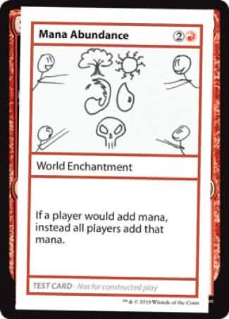 Mana Abundance (2021 Edition) [Mystery Booster Playtest Cards]