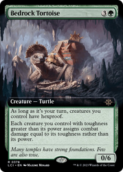 Bedrock Tortoise (Extended Art) [The Lost Caverns of Ixalan]