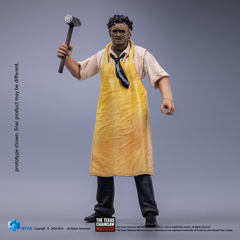 EXQUISITE MINI 1/18 TEXAS CHAINSAW MASSACRE (1974 ) LEATHERFACE - KILLING MASK STANDARD VER