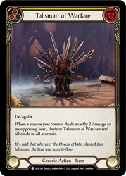 Talisman of Warfare [EVR193] (Everfest)  1st Edition Normal