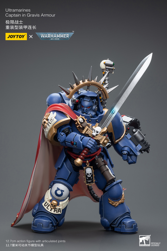 JOYTOY ULTRAMARINES CAPTAIN IN GRAVIS ARMOUR