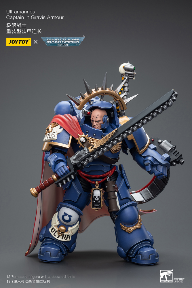 JOYTOY ULTRAMARINES CAPTAIN IN GRAVIS ARMOUR