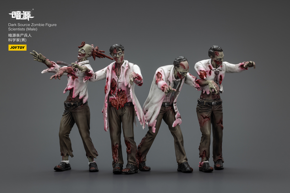 JOYTOY DARK SOURCE ZOMBIE FIGURE SCIENTISTS (MALE)