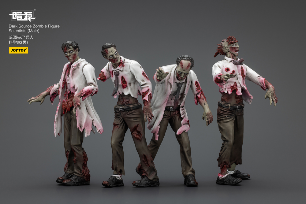 JOYTOY DARK SOURCE ZOMBIE FIGURE SCIENTISTS (MALE)