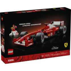 LEGO ICONS FERRARI F2004 & MICHAEL SCHUMACHER