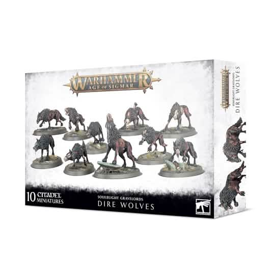 WARHAMMER: AGE OF SIGMAR SOULBLIGHT GRAVELORDS: DIRE WOLVES