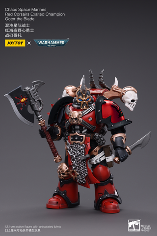 Joy Toy Chaos Space Marines Red Corsairs Exalted Champion Gotor the Blade