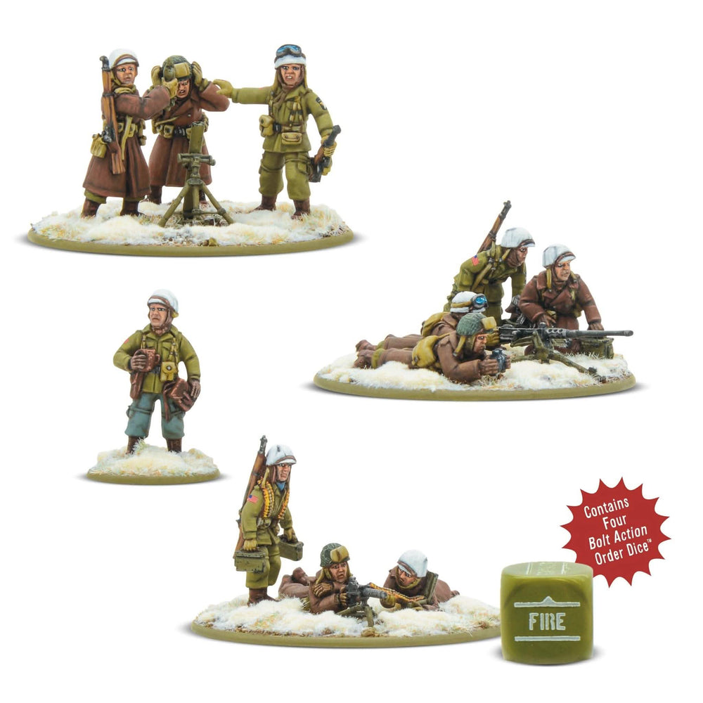 BOLT ACTION - US AIRBORNE (WINTER) HEAVY WEAPONS PLATOON