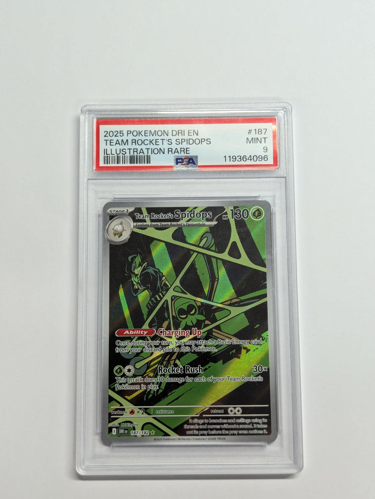 Team Rocket's Spidops (187/182) [Scarlet & Violet: Destined Rivals] Graded PSA 9