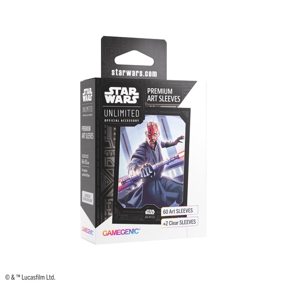 GAMEGENIC STAR WARS: UNLIMITED ART SLEEVES DARTH MAUL