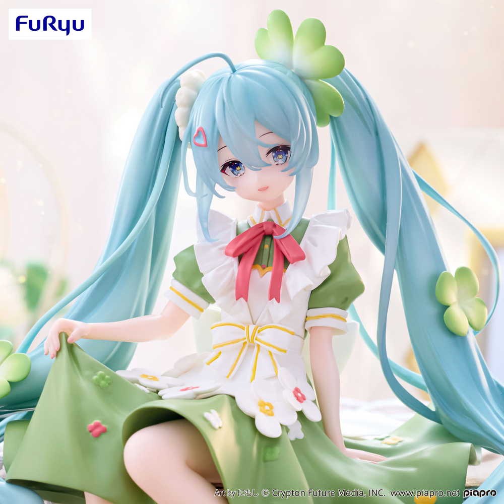 Hatsune Miku Noodle Stopper Figure -Flower Fairy Clover-