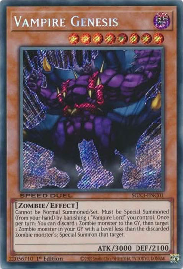 Vampire Genesis [SGX3-ENC01] Secret Rare