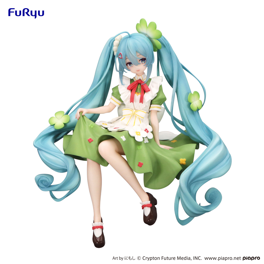 Hatsune Miku Noodle Stopper Figure -Flower Fairy Clover-