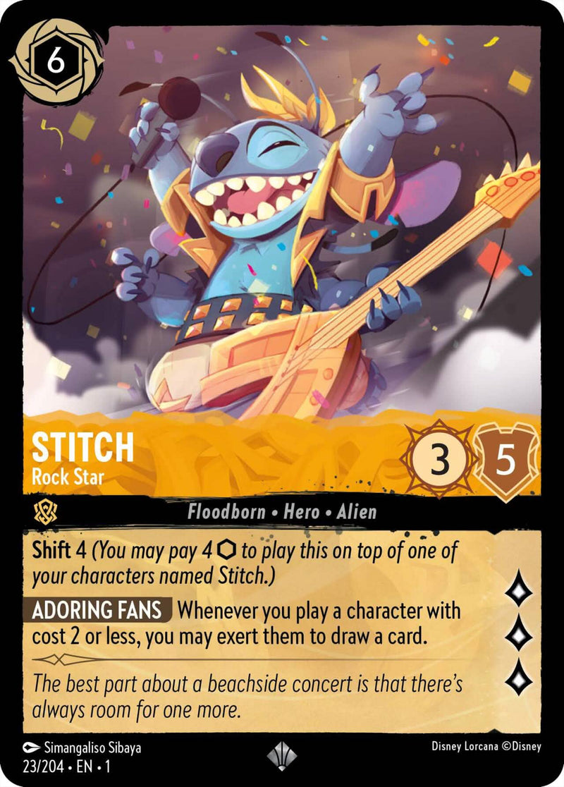 Stitch - Rock Star (23/204) [The First Chapter] | Exor Games