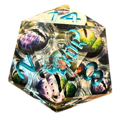 Exor Aqueous Giant 55mm Eye Cluster D20 Dice
