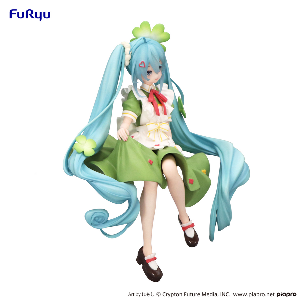 Hatsune Miku Noodle Stopper Figure -Flower Fairy Clover-