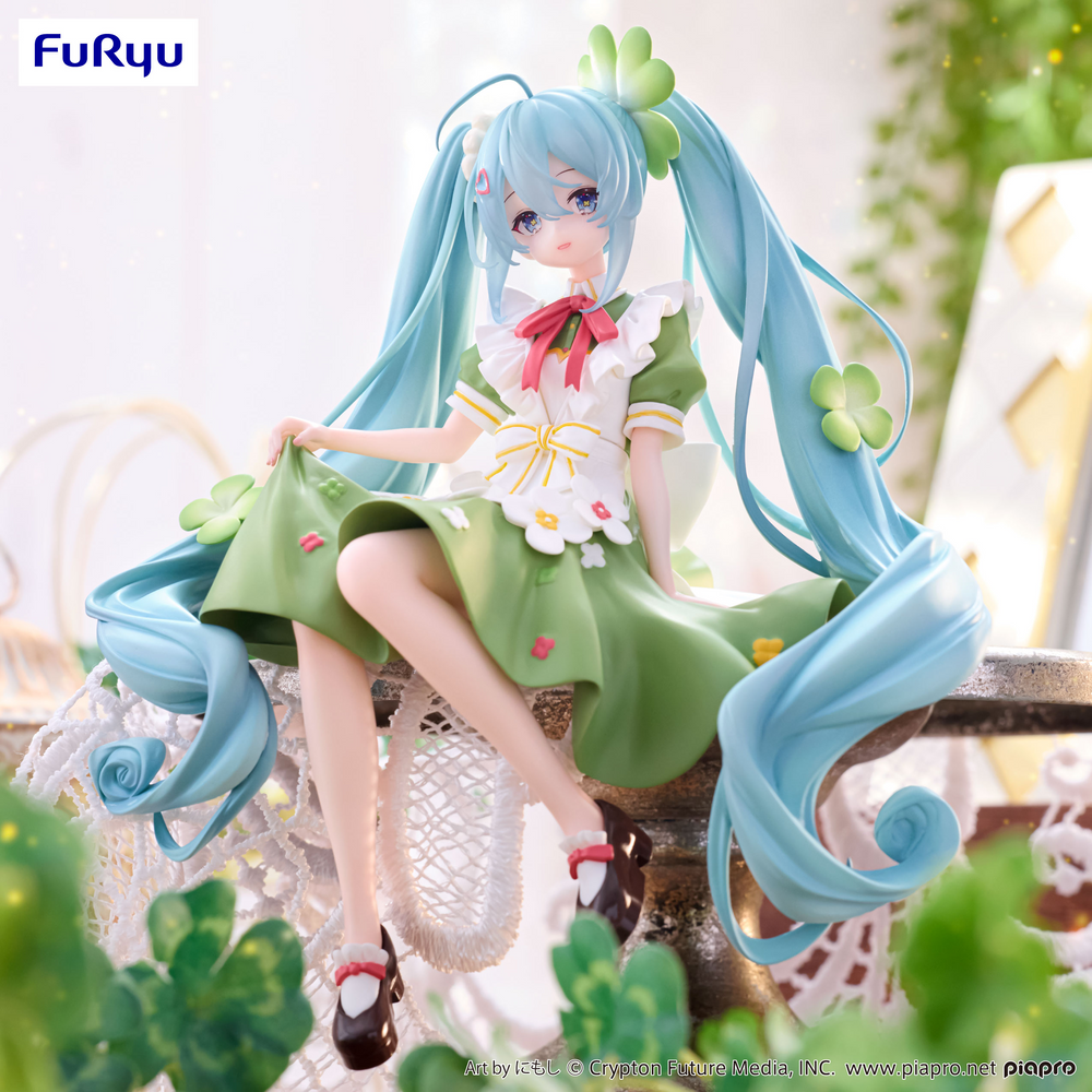 Hatsune Miku Noodle Stopper Figure -Flower Fairy Clover-