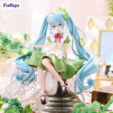 Hatsune Miku Noodle Stopper Figure -Flower Fairy Clover-