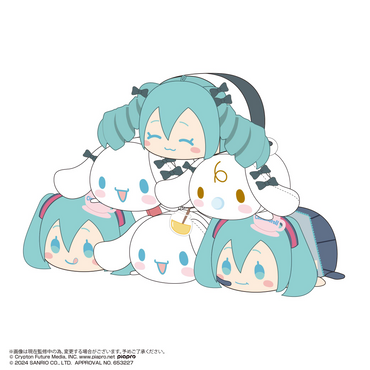 HATSUNE MIKU — CINNAMOROLL POTE KORO MASCOT 2