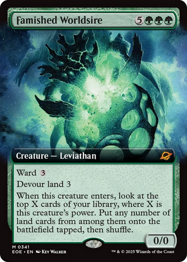 Famished Worldsire (Extended Art) [Edge of Eternities]