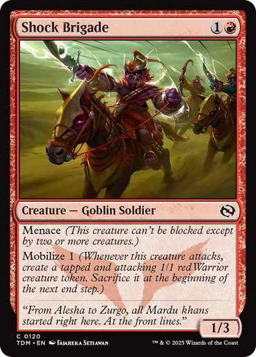 Shock Brigade [Tarkir: Dragonstorm]