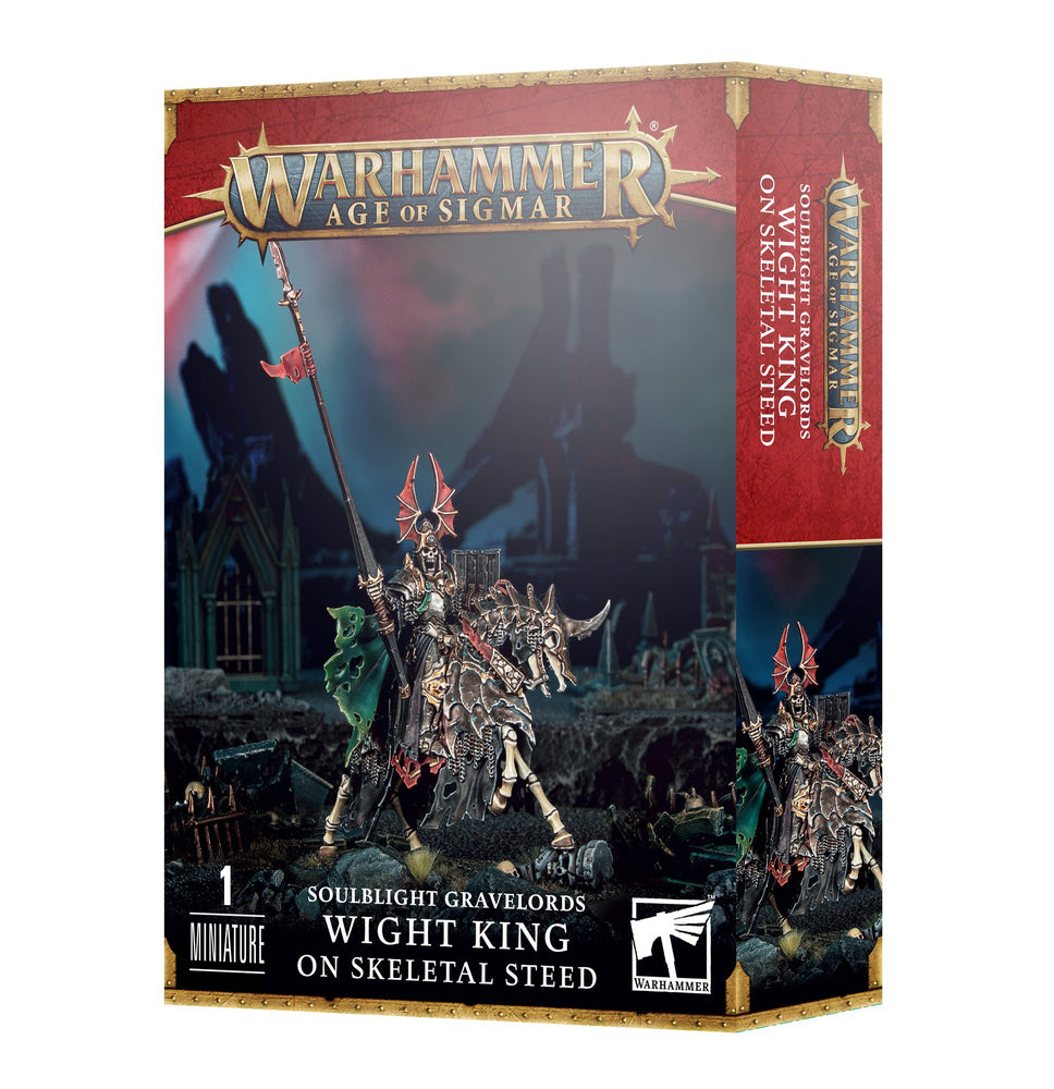 WARHAMMER: AGE OF SIGMAR S/B GRAVELORDS: WIGHT KING ON STEED