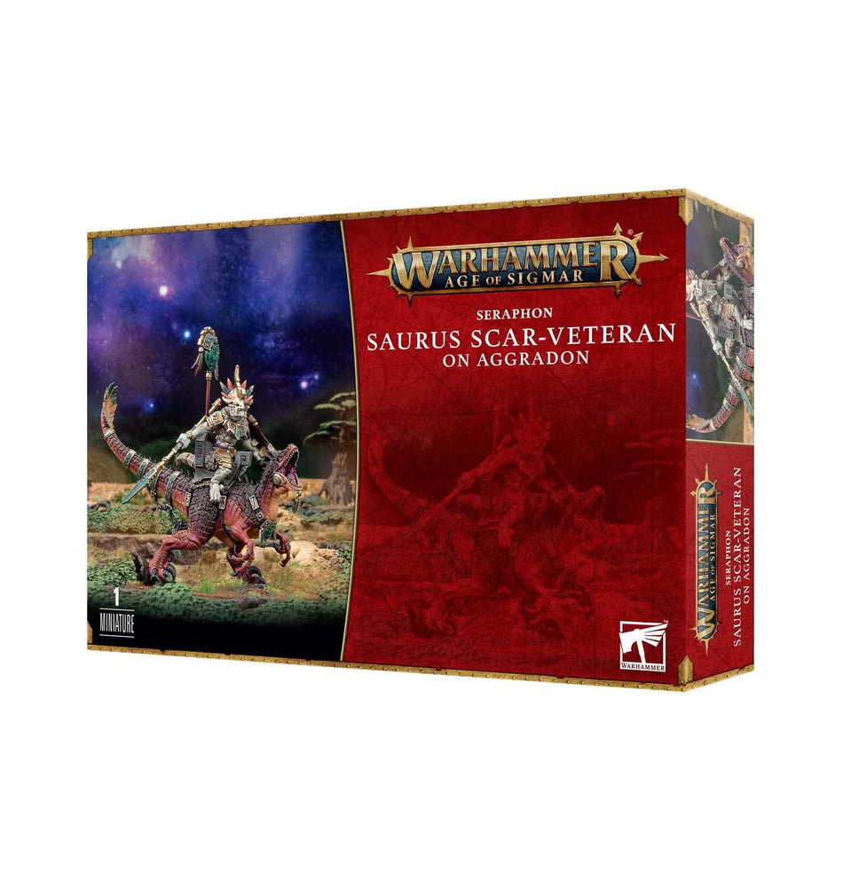 WARHAMMER: AGE OF SIGMAR SERAPHON:SAURUS SCAR-VETERAN ON AG