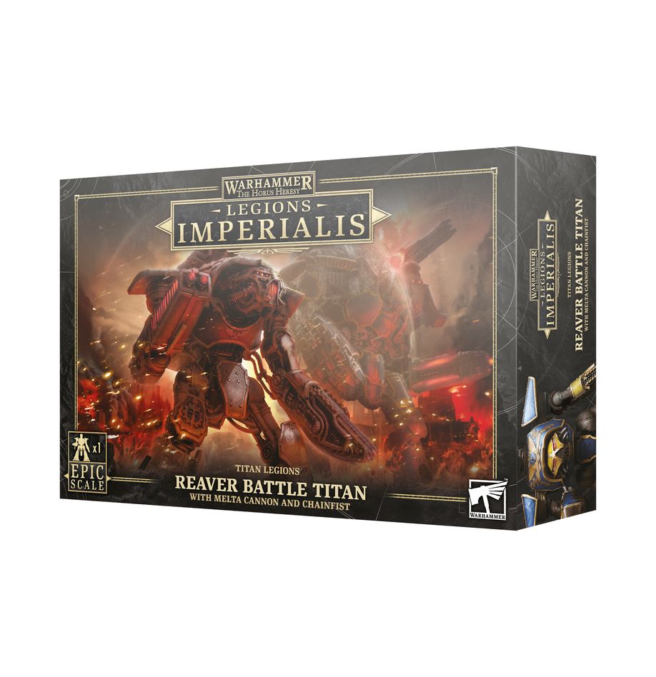 LEGIONS IMPERIALIS REAVER TITAN W/MELTA CANNON & CHAINFI